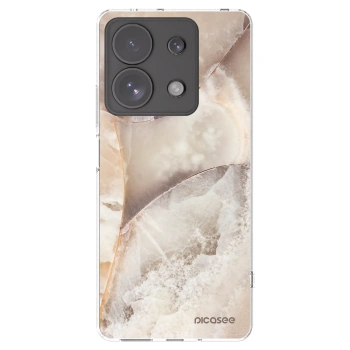 Picasee husă transparentă din silicon pentru Xiaomi Redmi Note 13 Pro 4G - Cream marble