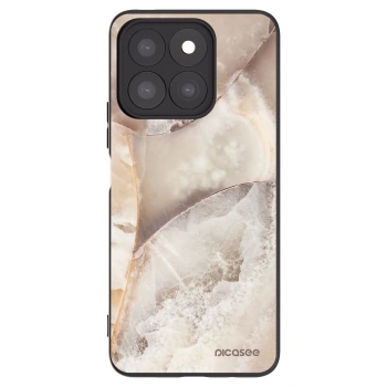 Picasee husă neagră din silicon pentru Honor X8b - Cream marble