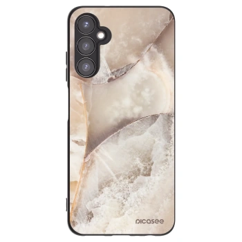 Picasee husă neagră din silicon pentru Samsung Galaxy A05s A057G - Cream marble