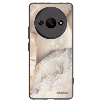 Picasee husă neagră din silicon pentru Xiaomi Redmi A3 - Cream marble