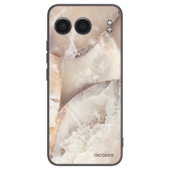 Picasee husă neagră din silicon pentru OnePlus Nord 4 - Cream marble