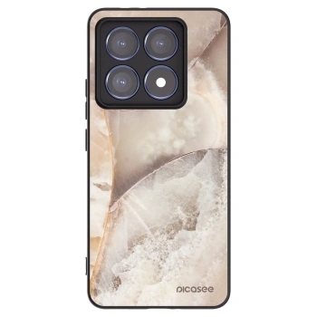 Picasee husă neagră din silicon pentru Xiaomi 14T Pro - Cream marble