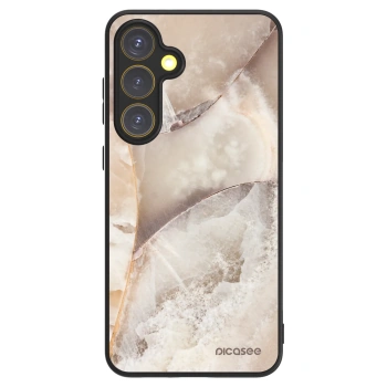 Picasee ULTIMATE CASE PowerShare pentru Samsung Galaxy S24 FE S721B - Cream marble