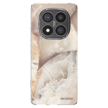 Picasee husă transparentă din silicon pentru Xiaomi Redmi Note 14 Pro+ 5G - Cream marble