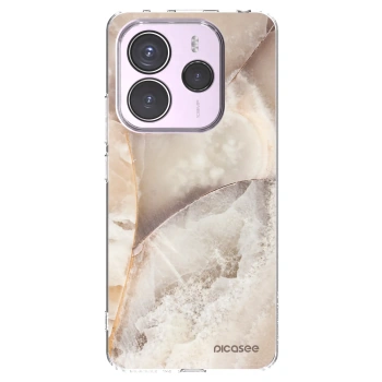 Picasee husă transparentă din silicon pentru Xiaomi Redmi Note 14 5G - Cream marble