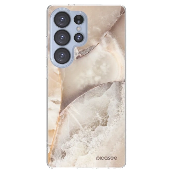 Picasee husă transparentă din silicon pentru Samsung Galaxy S25 Ultra 5G - Cream marble