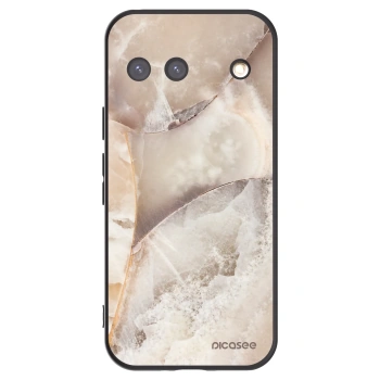Picasee husă neagră din silicon pentru Google Pixel 9 - Cream marble