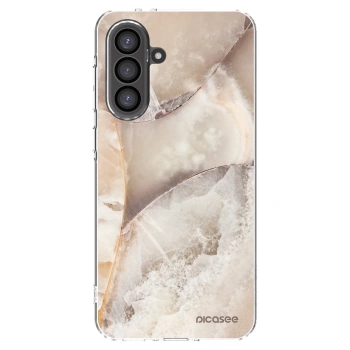 Picasee husă transparentă din silicon pentru Samsung Galaxy A36 5G - Cream marble
