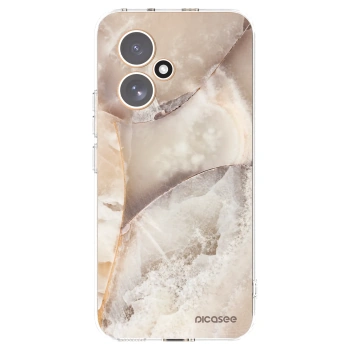 Picasee husă transparentă din silicon pentru Honor 400 5G - Cream marble