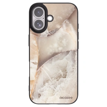 Picasee husă neagră din silicon pentru Apple iPhone 17 - Cream marble