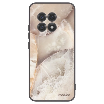 Picasee husă neagră din silicon pentru OnePlus 13R 5G - Cream marble