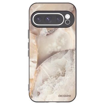 Picasee husă neagră din silicon pentru Google Pixel 9 Pro XL - Cream marble