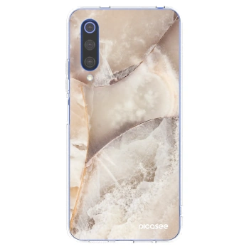 Picasee husă transparentă din silicon pentru Xiaomi Mi 9 SE - Cream marble
