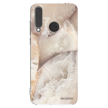 Picasee husă transparentă din silicon pentru Honor 20 Lite - Cream marble