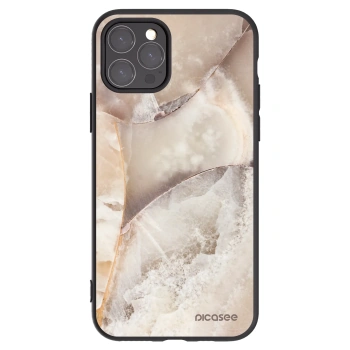Picasee husă neagră din silicon pentru Apple iPhone 11 Pro - Cream marble
