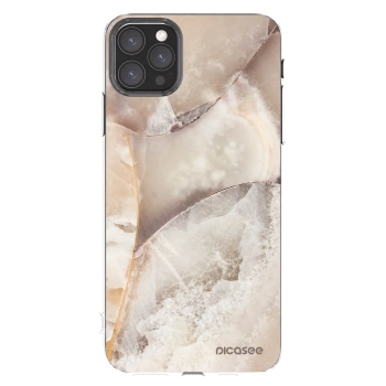 Picasee husă transparentă din silicon pentru Apple iPhone 11 Pro Max - Cream marble