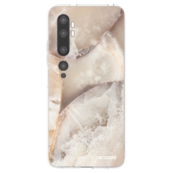 Picasee husă transparentă din silicon pentru Xiaomi Mi Note 10 (Pro) - Cream marble