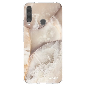 Picasee husă transparentă din silicon pentru Huawei P40 Lite E - Cream marble
