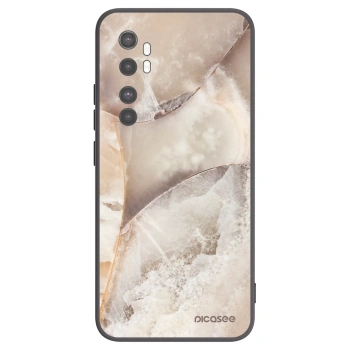 Picasee husă neagră din silicon pentru Xiaomi Mi Note 10 Lite - Cream marble