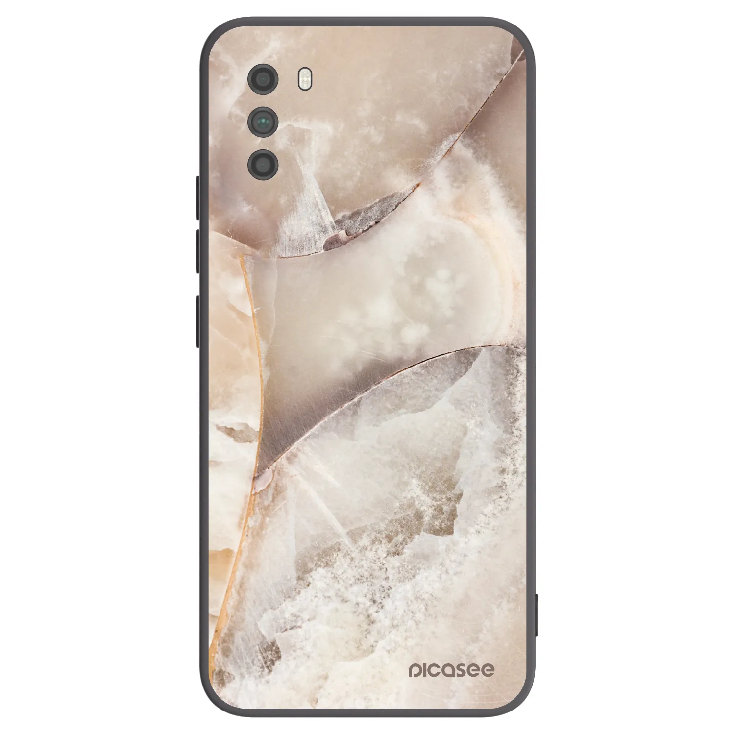 Picasee husă neagră din silicon pentru Xiaomi Poco M3 - Cream marble