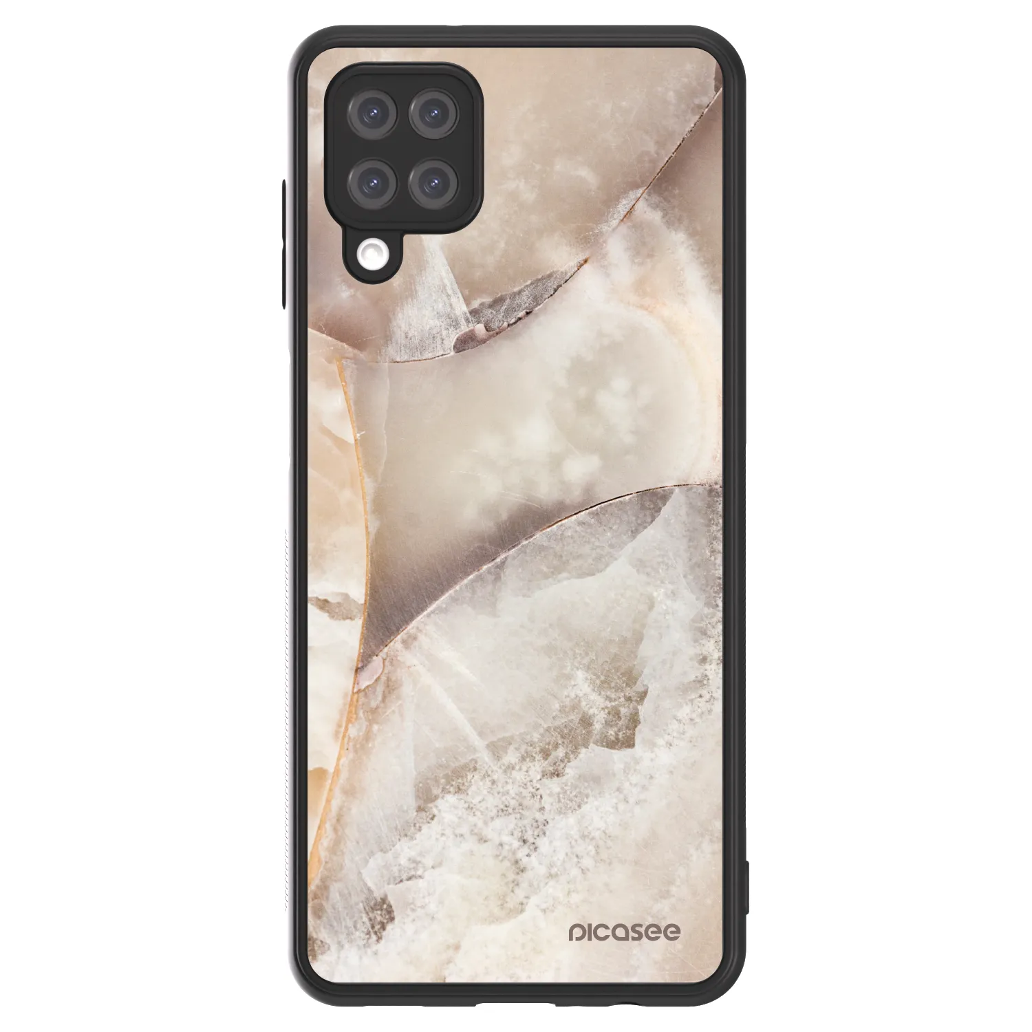 Picasee ULTIMATE CASE pentru Samsung Galaxy A12 A125F - Cream marble