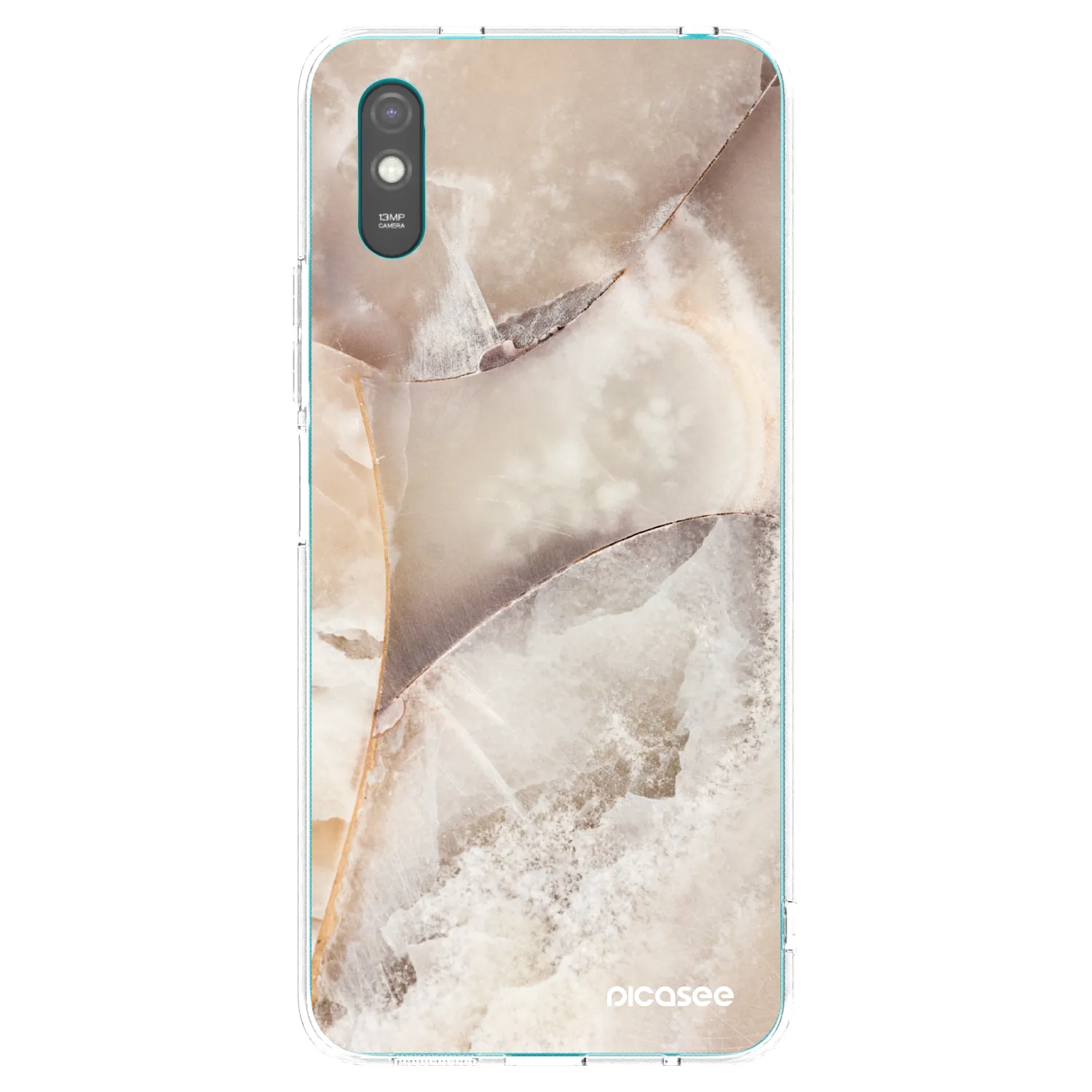 Picasee husă transparentă din silicon pentru Xiaomi Redmi 9AT - Cream marble