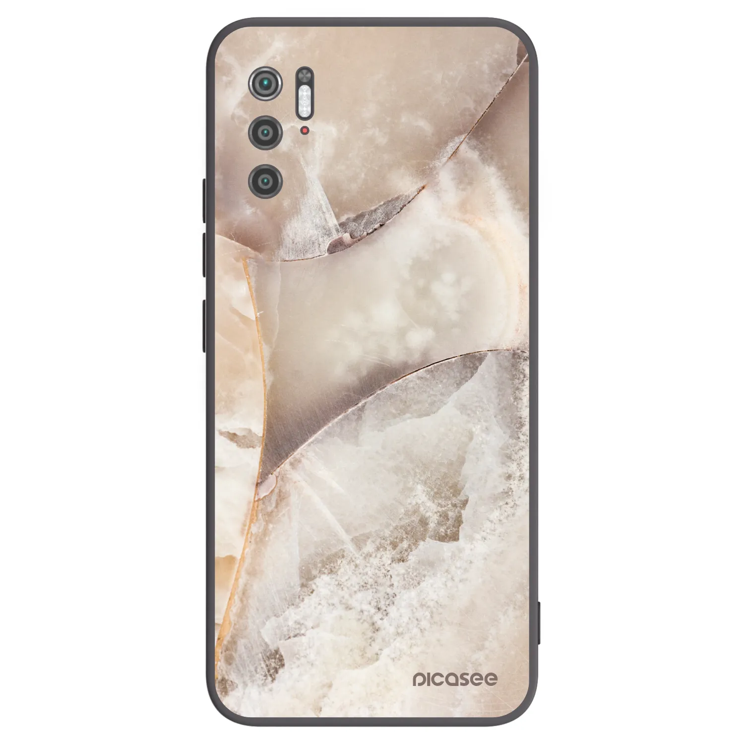 Picasee husă neagră din silicon pentru Xiaomi Poco M3 Pro 5G - Cream marble