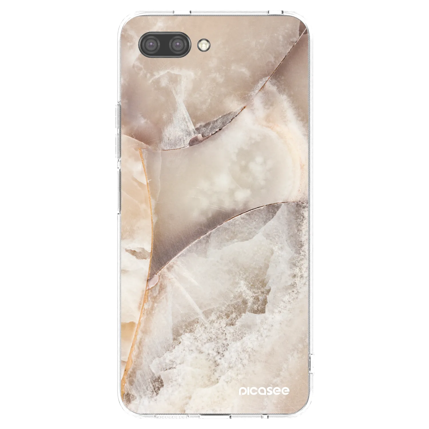 Picasee husă transparentă din silicon pentru Honor 10 - Cream marble