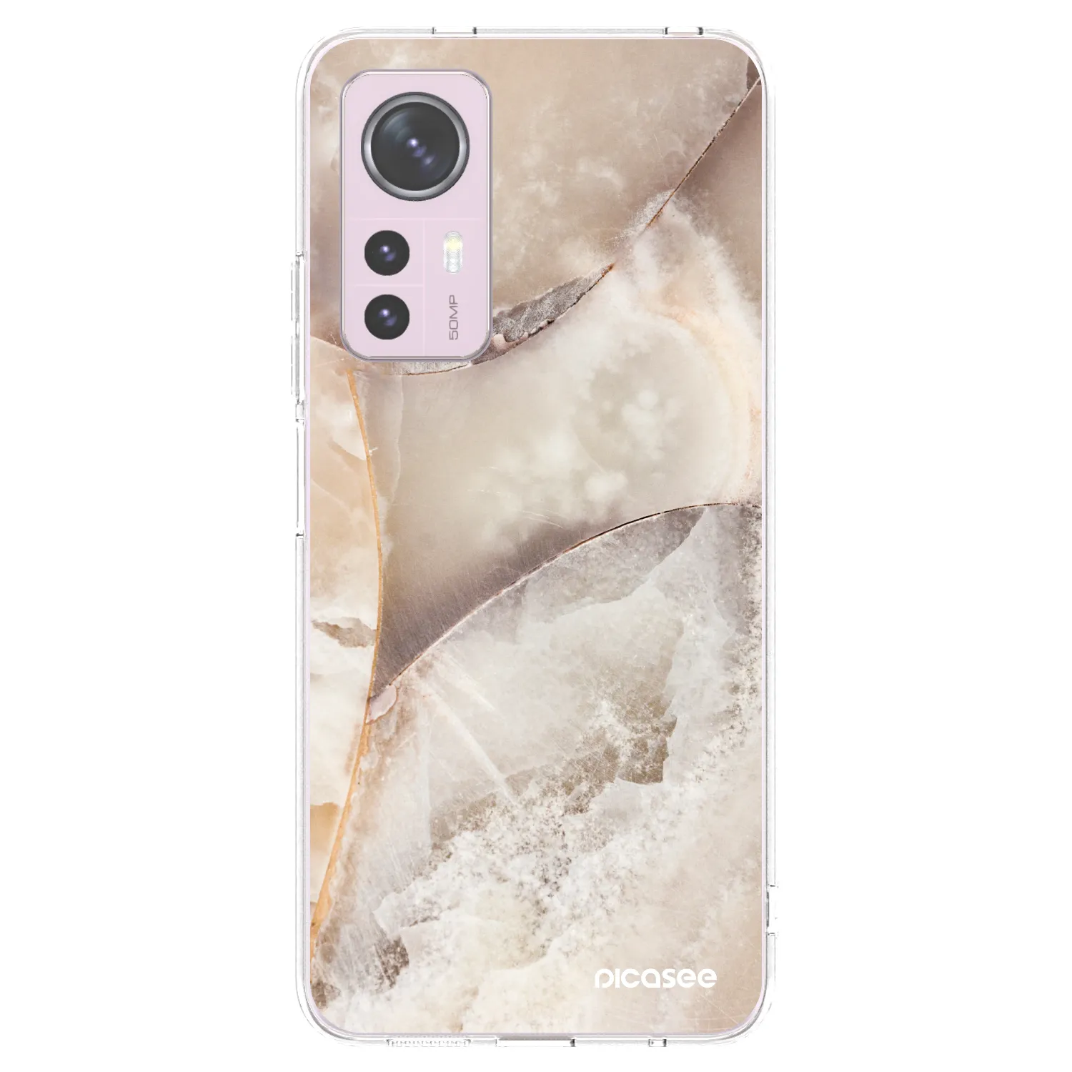 Picasee husă transparentă din silicon pentru Xiaomi 12 - Cream marble
