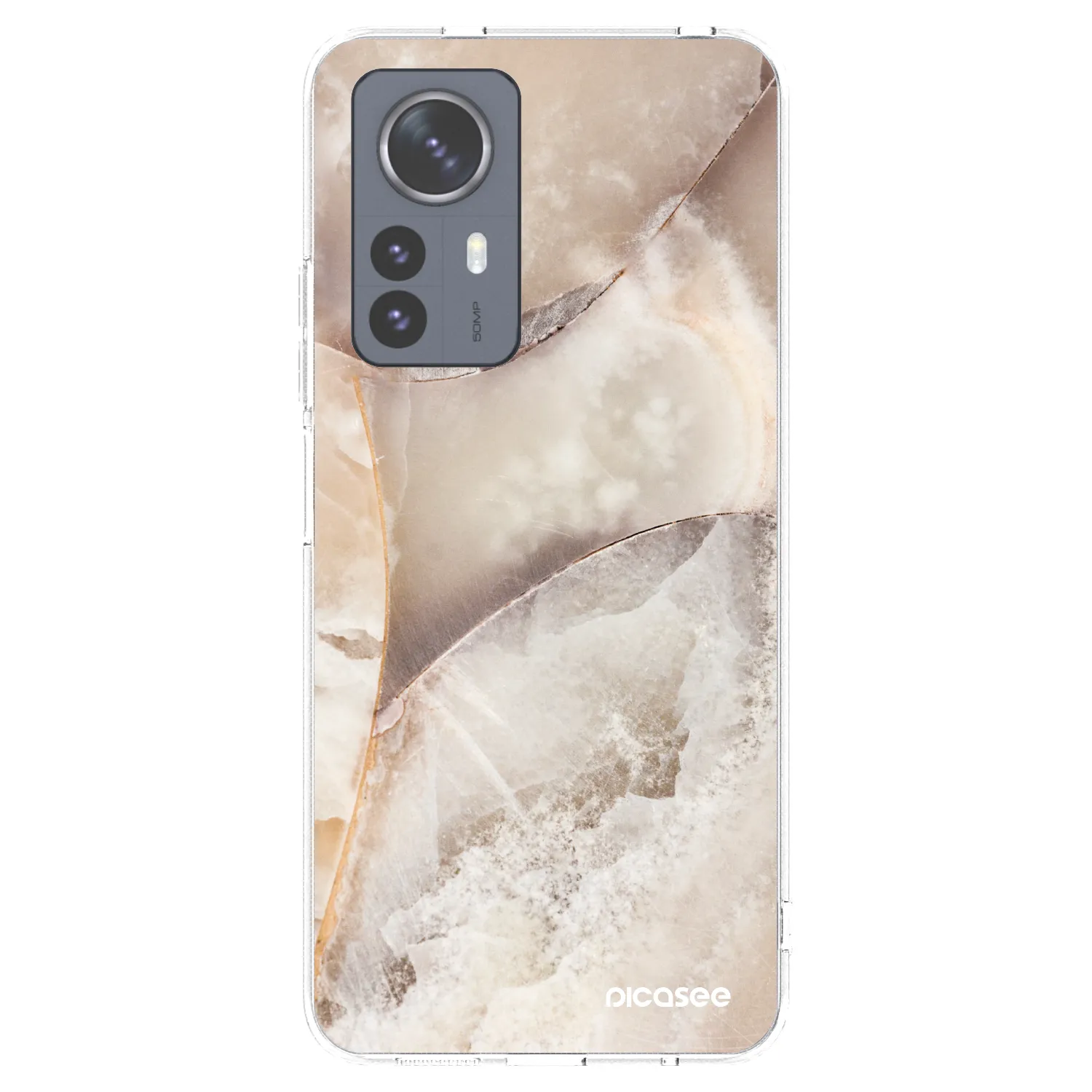 Picasee husă transparentă din silicon pentru Xiaomi 12 Pro - Cream marble