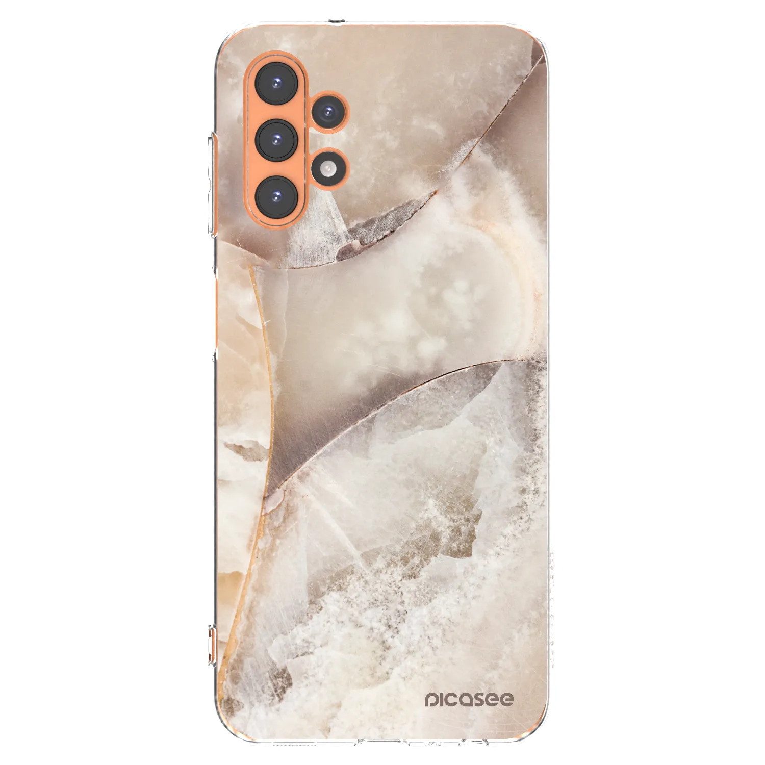 Picasee husă transparentă din silicon pentru Samsung Galaxy A13 4G A135 - Cream marble