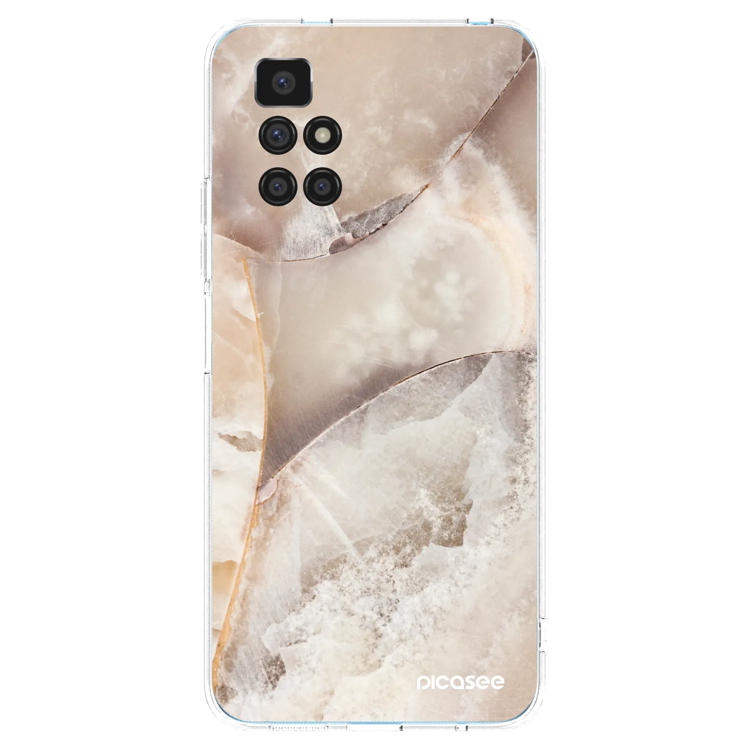 Picasee husă transparentă din silicon pentru Xiaomi Redmi 10 (2022) - Cream marble