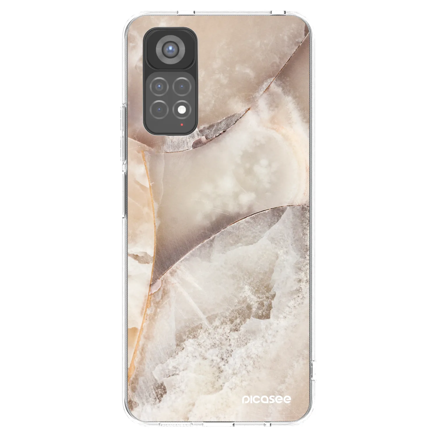 Picasee husă transparentă din silicon pentru Xiaomi Redmi Note 11S 5G - Cream marble