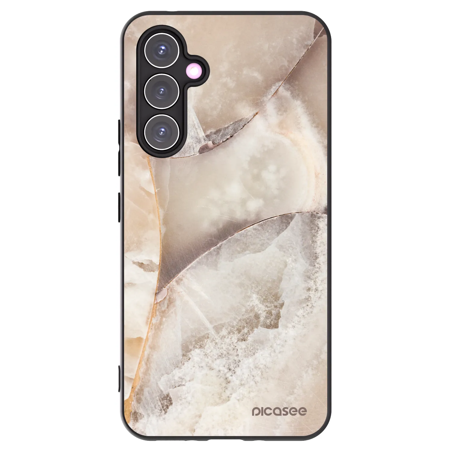 Picasee husă neagră din silicon pentru Samsung Galaxy A54 5G A546B - Cream marble