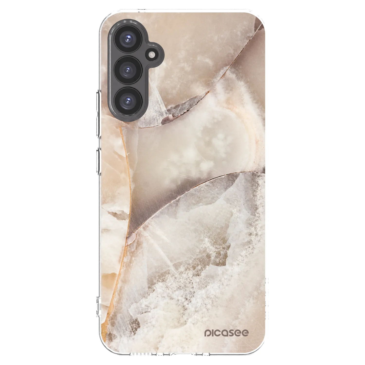 Picasee husă transparentă din silicon pentru Samsung Galaxy A34 5G A346B - Cream marble