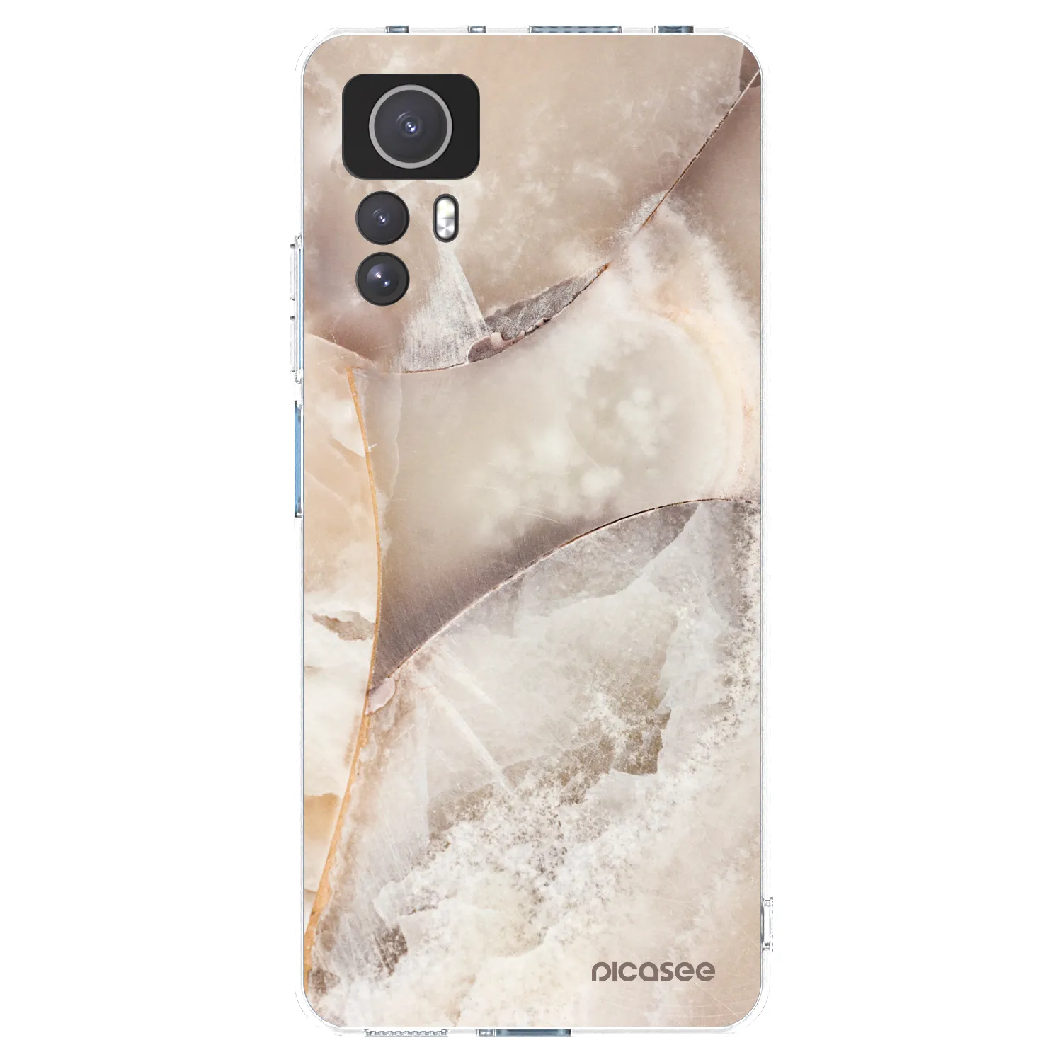 Picasee husă transparentă din silicon pentru Xiaomi Redmi Note 12S - Cream marble