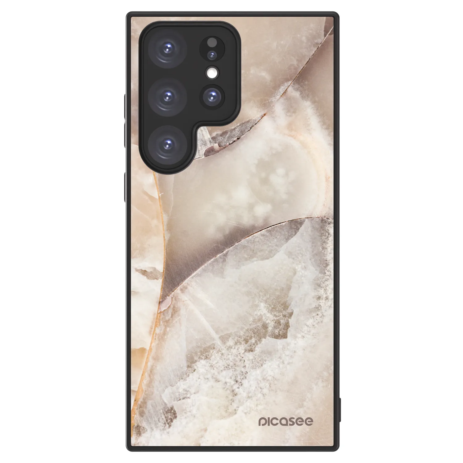 Picasee ULTIMATE CASE PowerShare pentru Samsung Galaxy S23 Ultra 5G - Cream marble