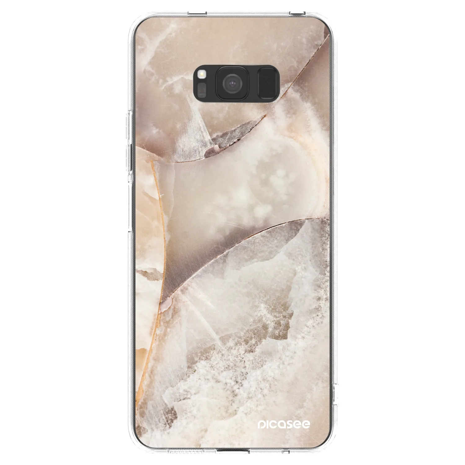 Picasee husă transparentă din silicon pentru Samsung Galaxy S8 G950F - Cream marble