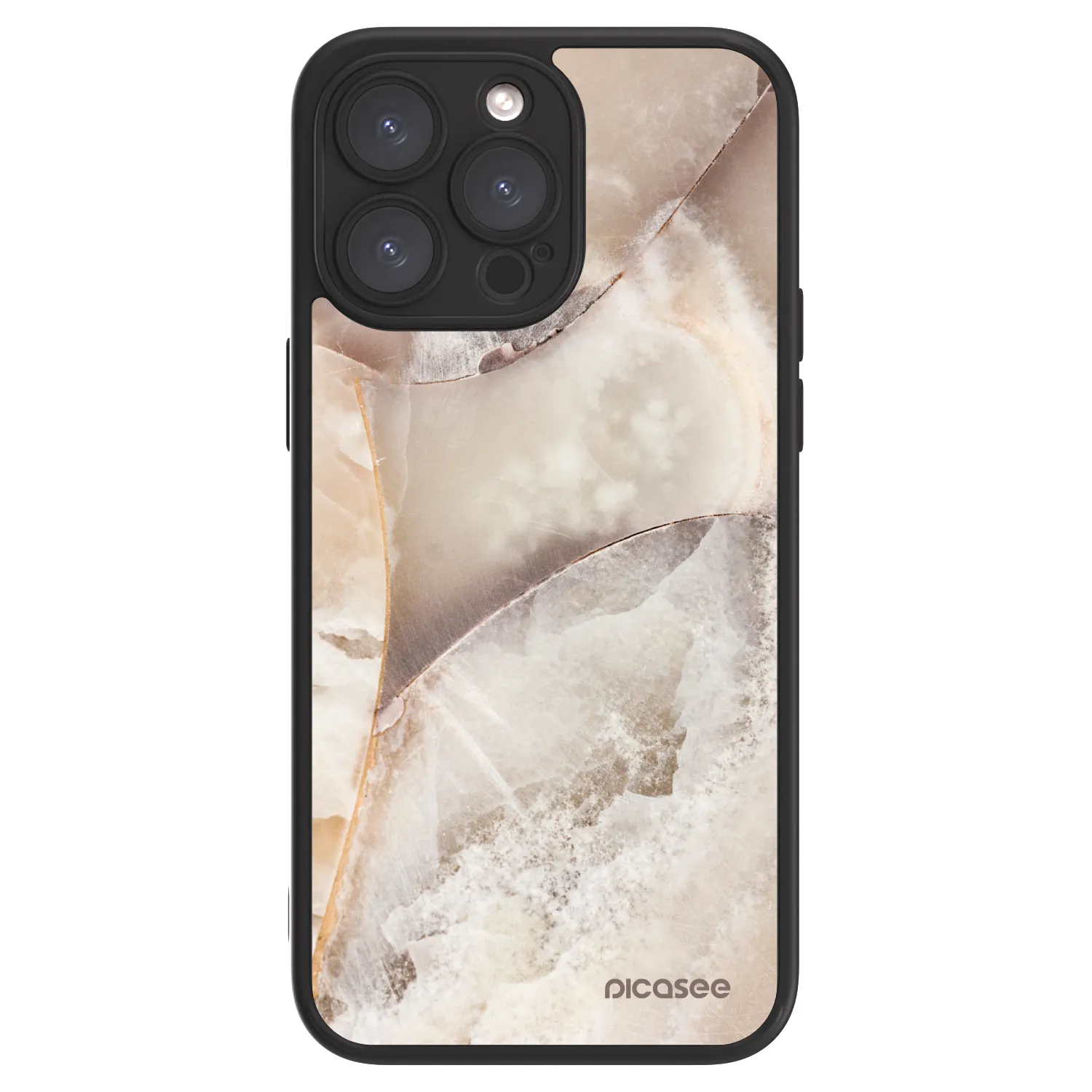 Picasee ULTIMATE CASE MagSafe pentru Apple iPhone 15 Pro Max - Cream marble
