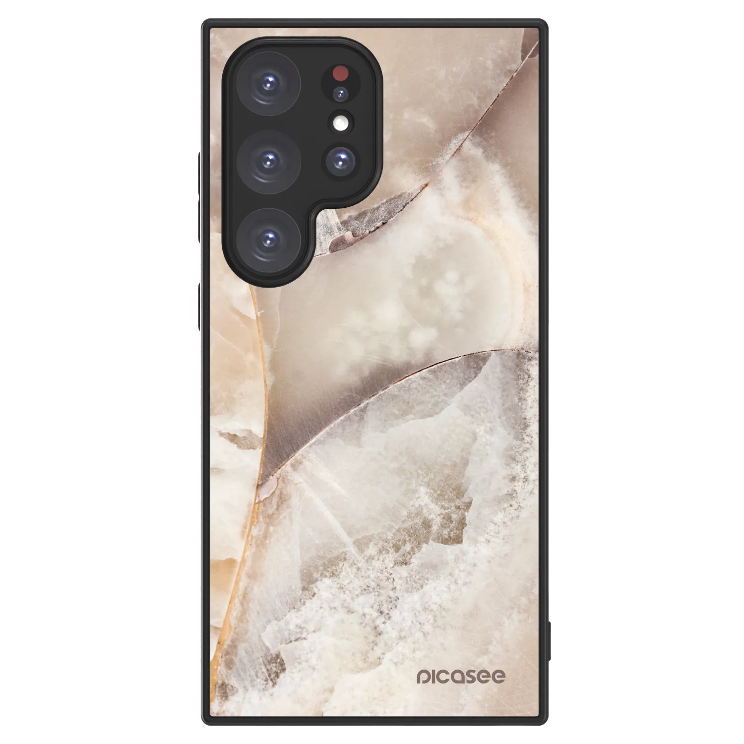 Picasee ULTIMATE CASE PowerShare pentru Samsung Galaxy S24 Ultra S928B 5G - Cream marble