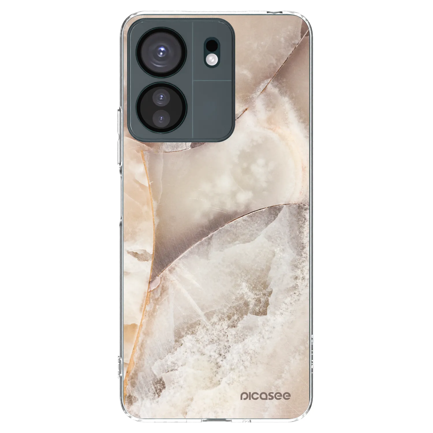 Picasee husă transparentă din silicon pentru Xiaomi Redmi 13C 4G - Cream marble