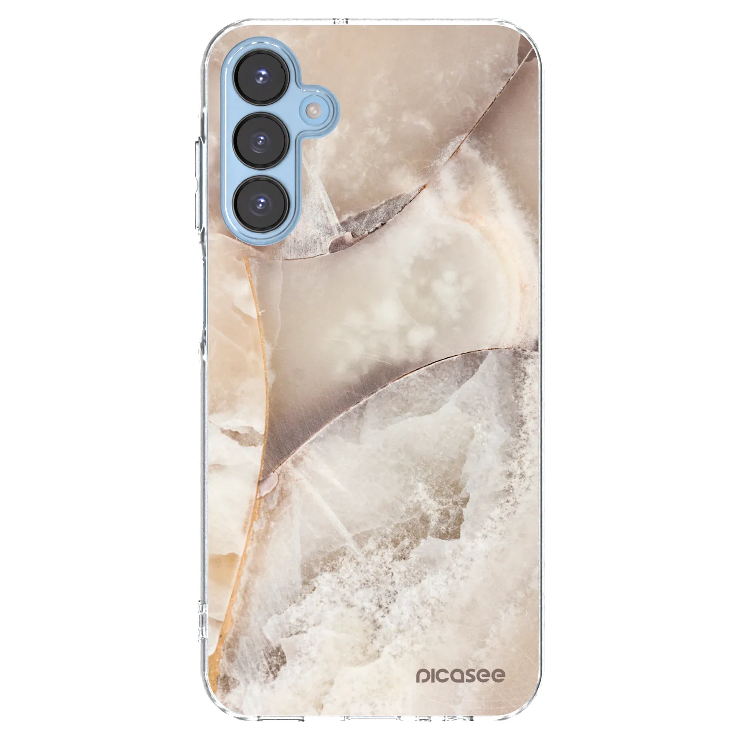 Picasee husă transparentă din silicon pentru Samsung Galaxy A15 A156B 5G - Cream marble