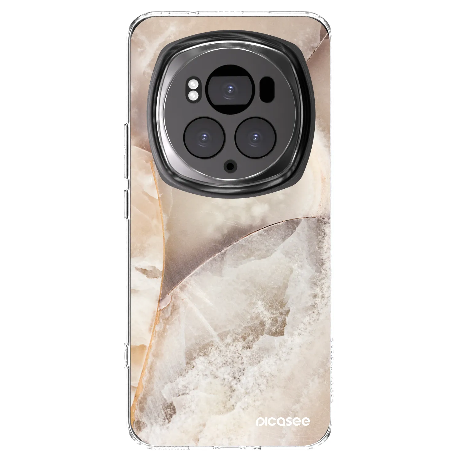 Picasee husă transparentă din silicon pentru Honor Magic6 Pro - Cream marble