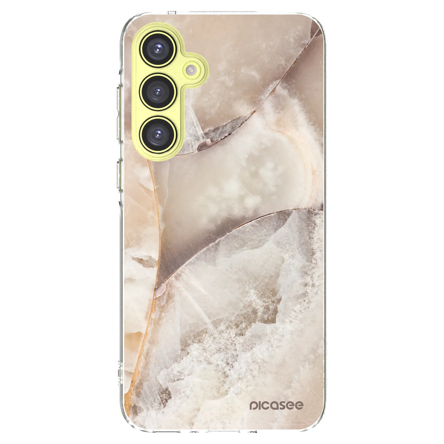 Picasee husă transparentă din silicon pentru Samsung Galaxy A35 5G A356B - Cream marble