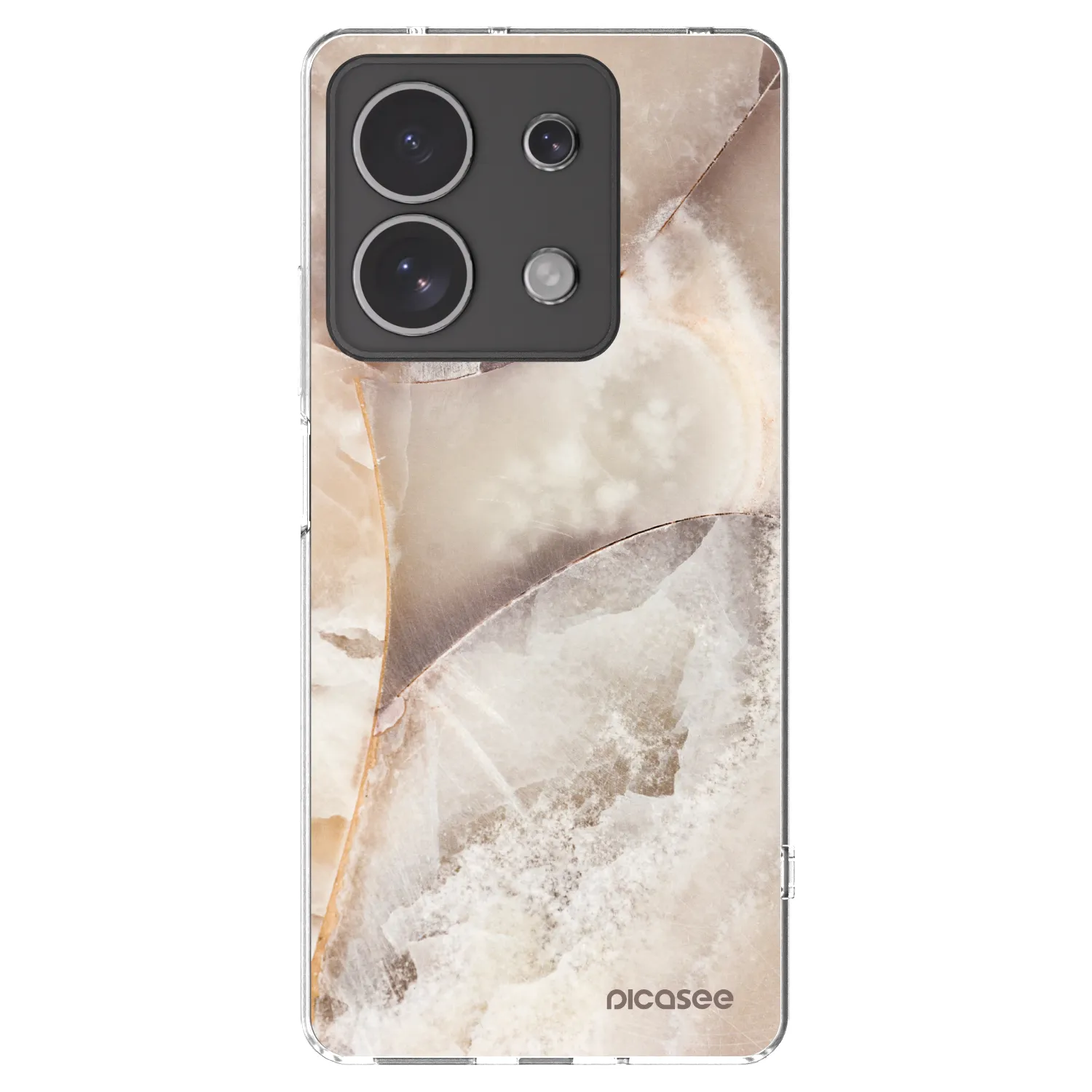 Picasee husă transparentă din silicon pentru Xiaomi Redmi Note 13 4G - Cream marble