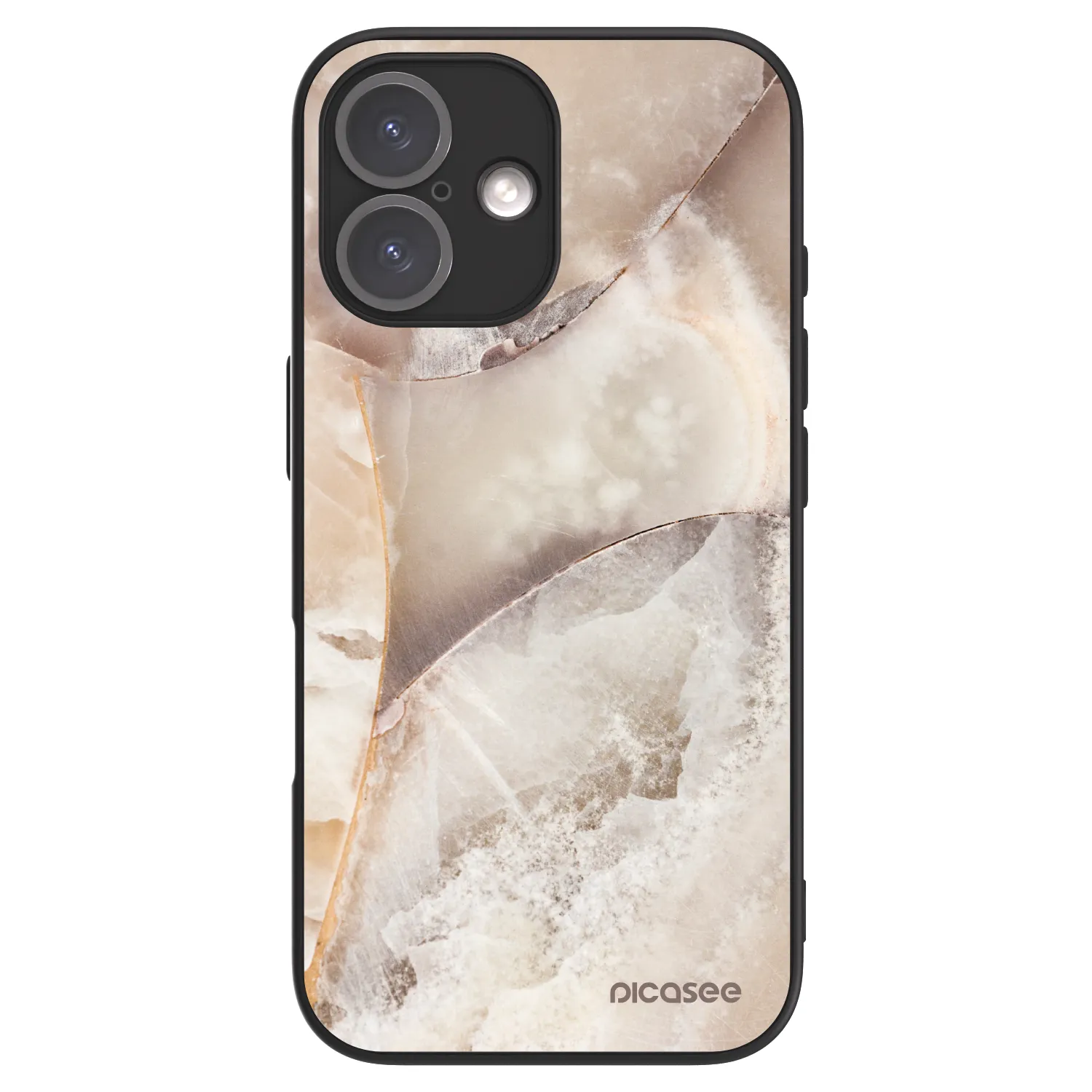 Picasee ULTIMATE CASE MagSafe pentru Apple iPhone 16 - Cream marble