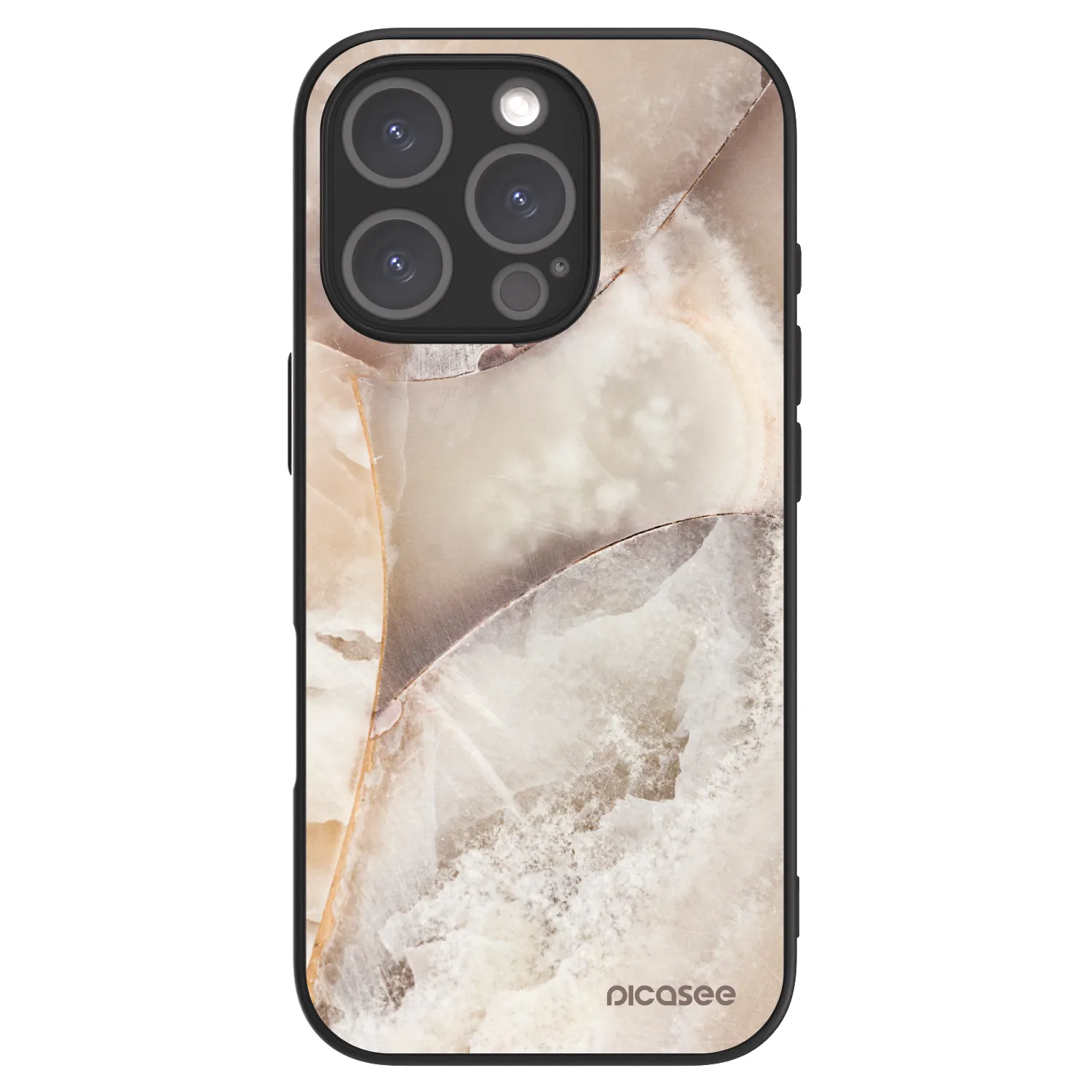 Picasee ULTIMATE CASE MagSafe pentru Apple iPhone 16 Pro - Cream marble