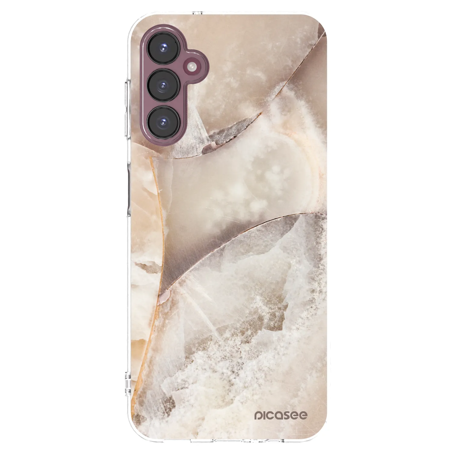 Picasee husă transparentă din silicon pentru Samsung Galaxy A05s A057G - Cream marble