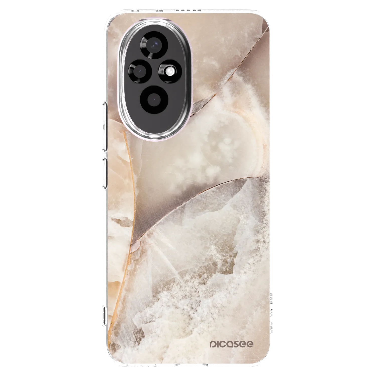 Picasee husă transparentă din silicon pentru Honor 200 5G - Cream marble