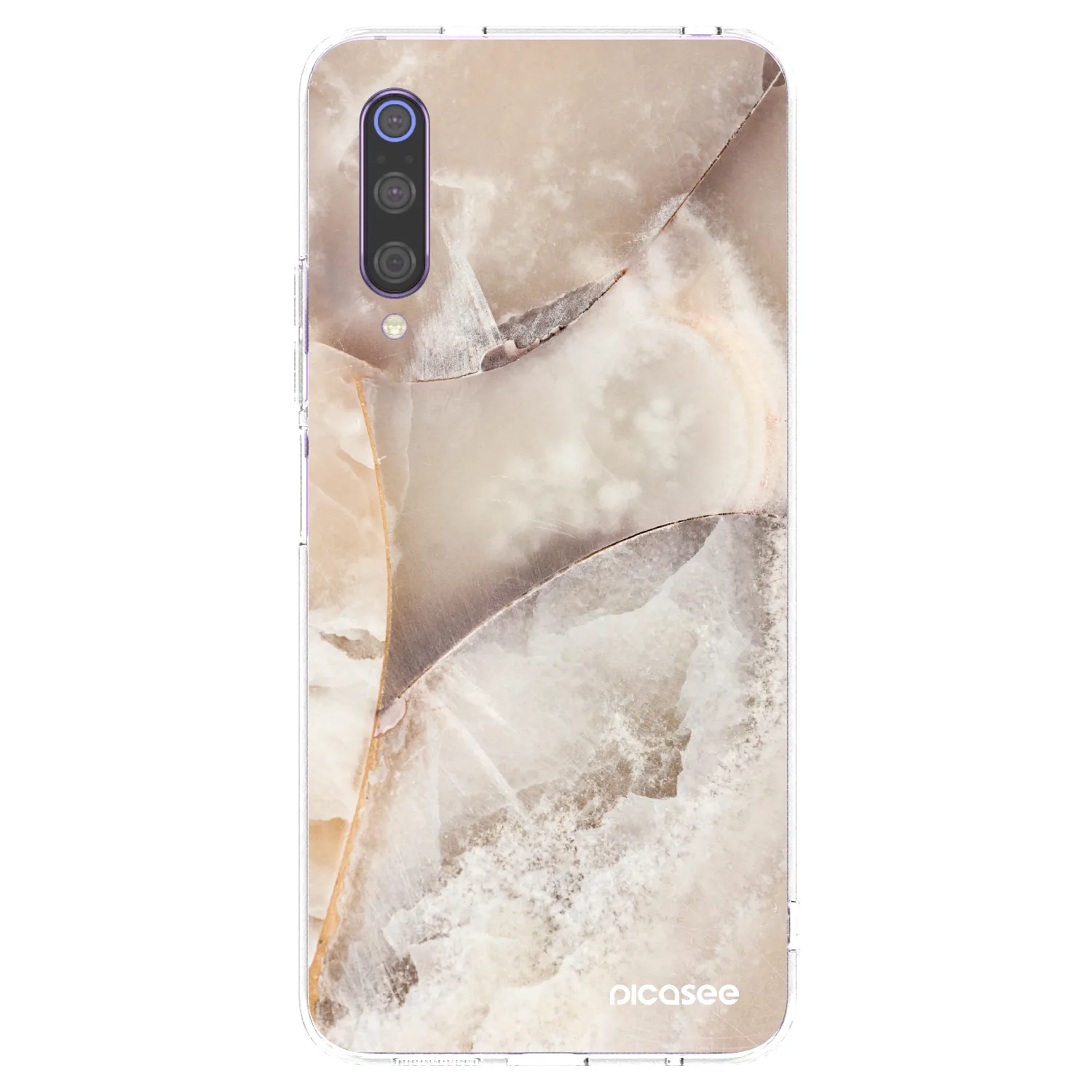 Picasee husă transparentă din silicon pentru Xiaomi Mi 9 - Cream marble